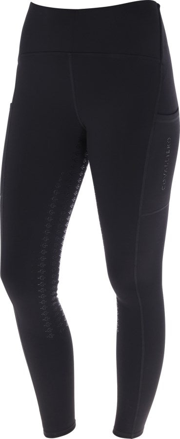 Covalliero legginsy jeździeckie dla dzieci A/W 2025 Black - Cavalo